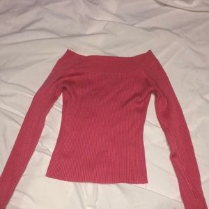Pink Rue 21 Stretch Ribbed Sweater